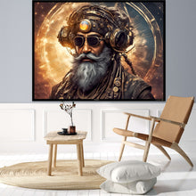 Load image into Gallery viewer, Uv trippy tapestry Solaris DJ by Crealab108