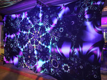 Charger l'image dans la galerie, Changatrix tenture UV psychédélique fractal