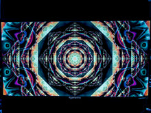 Load image into Gallery viewer, Ayamantra UV Psychedelic Fractal Tapestry