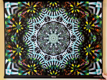 Charger l'image dans la galerie, Nova UV psychedelic fractal tapestry wall hanging backdrop home party festival decor