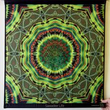 Charger l'image dans la galerie, V tapestry psychedelic fractal mandala and sacred geometry