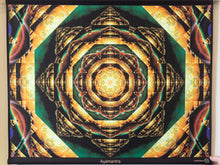 Load image into Gallery viewer, Ayamantra UV Psychedelic Fractal Tapestry