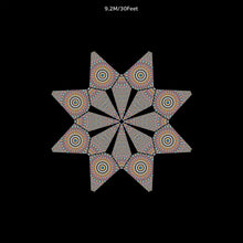 Load image into Gallery viewer, Flicker UV Canopy Set A B C D - trippy psychedelic festival party decor