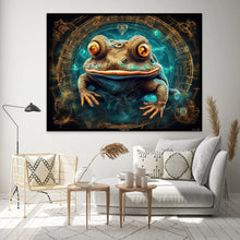 Charger l'image dans la galerie, Buffo frog psychedelic UV tapestry wall hanging backdrop by Crealab108