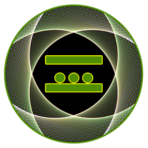 Crealab108 Logo UV Psychedelic Fractal and sacred Geometry Tapestries Koh Phangan