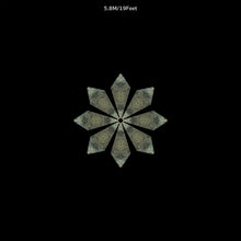 Charger l'image dans la galerie, Silvery UV Canopy Set A B C D - trippy psychedelic festival party decor