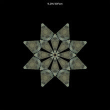 Charger l'image dans la galerie, Silvery UV Canopy Set A B C D - trippy psychedelic festival party decor