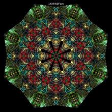 Charger l'image dans la galerie, UV festival party canopy psychedelic trippy black light ultra violet decoration by Crealab108