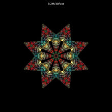 Charger l'image dans la galerie, UV festival party canopy psychedelic trippy black light ultra violet decoration by Crealab108