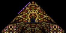 Charger l'image dans la galerie, Totem UV DJ Booth Triangle Tapestry 3/6Meters - 120/240 inches Totem UV DJ Booth Triangle Tapestry 3/6Meters - 120/240 inches Crealab108