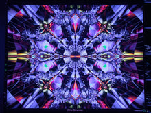 Load image into Gallery viewer, Crealab108 Horizontal Tapestry Other Dimension UV Psychedelic Fractal Mandala Tapestry Other Dimension UV Psychedelic Fractal Mandala Tapestry