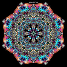 Load image into Gallery viewer, Unison UV Canopy Set trippy psychedelic festival trance party decor by Crealab108