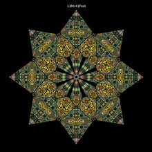 Load image into Gallery viewer, Crealab108 UV Canopy Canopy A B C set 13M Visual Activation UV Canopy Set A B C D - trippy psychedelic festival party decor Visual Activation UV Canopy Set A B C D - trippy psychedelic festival party decor