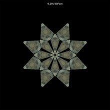 Load image into Gallery viewer, Crealab108 UV Canopy Canopy A B set 9.2M Silvery UV Canopy Set A B C D - trippy psychedelic festival party decor Silvery UV Canopy Set A B C D - trippy psychedelic festival party decor