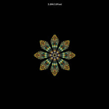 Load image into Gallery viewer, Crealab108 UV Canopy Canopy A set 5.8M Visual Activation UV Canopy Set A B C D - trippy psychedelic festival party decor Visual Activation UV Canopy Set A B C D - trippy psychedelic festival party decor