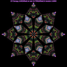 Load image into Gallery viewer, Crealab108 UV Canopy Festimap UV Stretch Fractal Canopy 118M2 Festimap UV Stretch Fractal Canopy 118M2