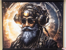 Load image into Gallery viewer, Crealab108 UV Tapestry 70/80cm - 26/31.5inches pockets up/down finishing Solaris - Solar Eclipse DJ UV Tapestry Solaris - Solar Eclipse DJ UV Tapestry