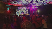 Charger et lire la vidéo dans la visionneuse de la Galerie, Unison UV Canopy Set A B C D - trippy psychedelic festival party decor
