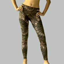 Charger l'image dans la galerie, Dark UV Psychédélique Fractal  Leggings