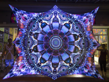 Charger l'image dans la galerie, Unison UV giant psychedelic trippy tapestry by crealab108