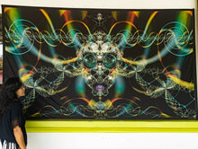 Charger l'image dans la galerie, Let's Dance UV Psychedelic Fractal Tapestry - Crealab108
