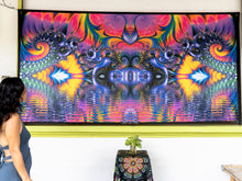 Charger l'image dans la galerie, Sweet Lake Sunset Psychedelic Fractal UV Tapestry - Crealab108
