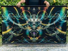 Charger l'image dans la galerie, Let's Dance UV Psychedelic Fractal Tapestry - Crealab108