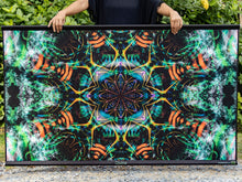 Load image into Gallery viewer, Divina UV Psychedelic Fractal Tapestry - Crealab108