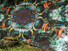 Load image into Gallery viewer, Crealab108 Horizontal Tapestry Divina UV Psychedelic Fractal Tapestry Divina UV Psychedelic Fractal Tapestry