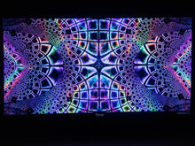 Load image into Gallery viewer, Torus UV Trippy Psychedelic Fractal Tapestry - Crealab108