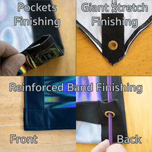 Load image into Gallery viewer, Crealab108 Horizontal Tapestry Visual Activation UV Psychedelic Fractal Tapestry Visual Activation UV Psychedelic Fractal Tapestry