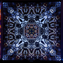 Load image into Gallery viewer, Antika Psychedelic Fractal Mandala UV Tapestry - Crealab108