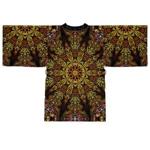 Totem - Trippy Psychedelic Fractal and sacred Geometry Mandala Kimono Unisex