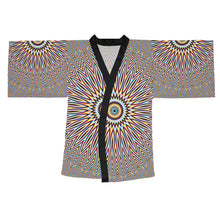 Load image into Gallery viewer, Flicker - Trippy Psychedelic Fractal and sacred Geometry Mandala Kimono Unisex

