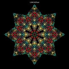 Charger l&#39;image dans la galerie, UV festival party canopy psychedelic trippy black light ultra violet decoration by Crealab108
