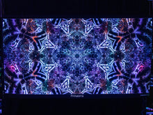Charger l&#39;image dans la galerie, Primaterra UV psychedelic mandala trippy tapestry by Crealab108 Koh Pha Ngan
