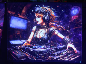 Elektra DJ UV Tapestry