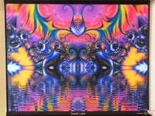 Load image into Gallery viewer, UV Psychedelic Fractal trippy Tapestry
