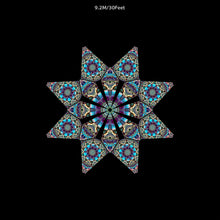 Charger l&#39;image dans la galerie, Unison UV Canopy Set A B C D - trippy psychedelic festival party decor
