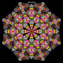 Load image into Gallery viewer, Experimental Area UV Canopy Set A B C D - trippy psychedelic festival party decor
