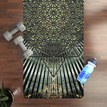 Load image into Gallery viewer, Balance - Rubber Yoga Mat Fractal and Geometry
