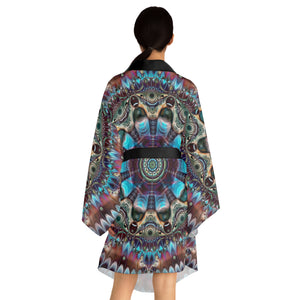 Unison - Trippy Psychedelic Fractal and sacred Geometry Mandala Kimono Unisex