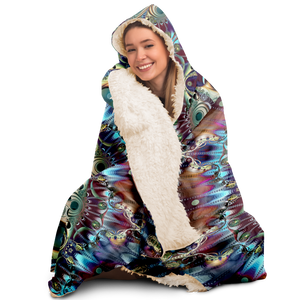 Unison Hooded Blanket - AOP