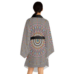Flicker - Trippy Psychedelic Fractal and sacred Geometry Mandala Kimono Unisex