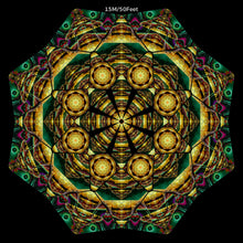 Load image into Gallery viewer, Ayamantra UV Canopy set A B C D - Trippy psychedelic festival party and home decor
