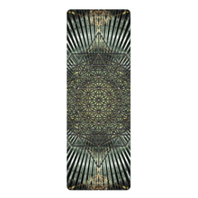 Load image into Gallery viewer, Printed Rubber Yoga Mat psychelelic Mandala fractal Koh Pha-Ngan Crealab108 psychedelic
