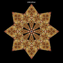 Load image into Gallery viewer, Bubble Ruptor UV Canopy Set A B C D - trippy psychedelic festival party decor
