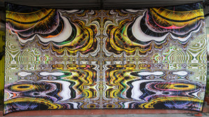 Changatrix UV trippy psychedelic giant tapestry by Crealab108 shop Koh Phangan