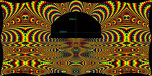 Load image into Gallery viewer, Dance for Sun UV DJ Booth Tapestry 3/6Meter - 120/240 inches Dance for Sun UV DJ Booth Tapestry 3/6Meter - 120/240 inches festival and party decor Crealab108
