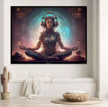 Load image into Gallery viewer, Yoga Healing tune music meditation UV tapestry by Crealab108 koh Pha Ngan

